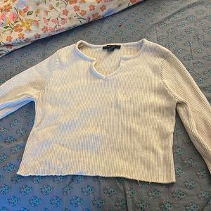 cute sweat material crop top